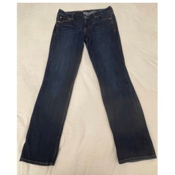 Express Stella Jeans Women 32x30 Size 8R Dark Blue Denim Skinny Low Rise Cotton - Picture 1 of 9